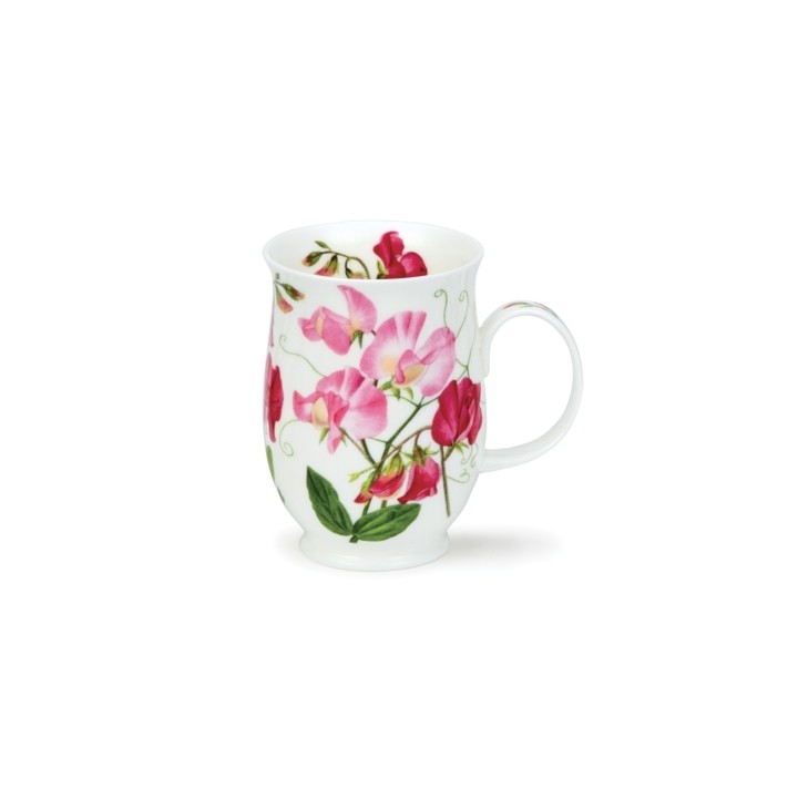 Mug Suffolk 0.31L Dunoon - Sweet Peas L/Pink
