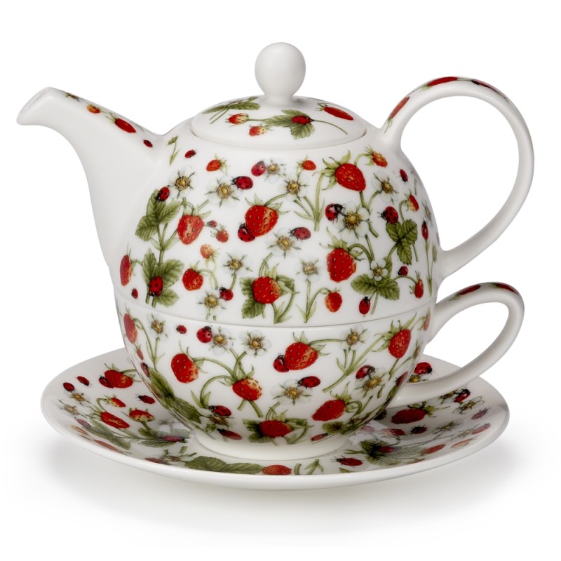 Théière Dunoon - tea for one Doverdale strawberry