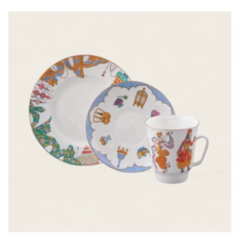 Tasse - Collection Ballet (3pces)- Shéhérazade - Porcelaine de St Petersbourg