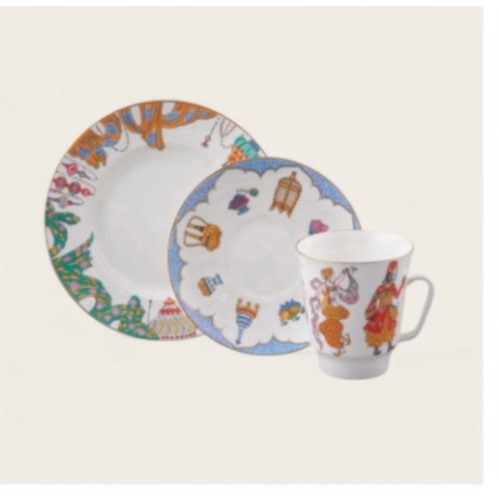 Tasse - Collection Ballet (3pces)- Shéhérazade - Porcelaine de St Petersbourg