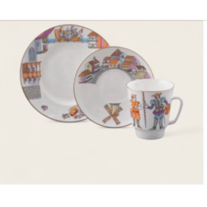 Tasse -Collection Ballet (3 pcs) - Don Quichotte porcelaine de St Petersbourg