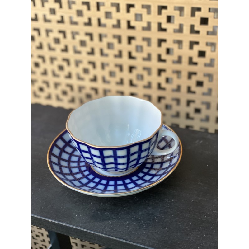 Tasse /sous-tasse quattro - porcelaine de Saint-Petersburg