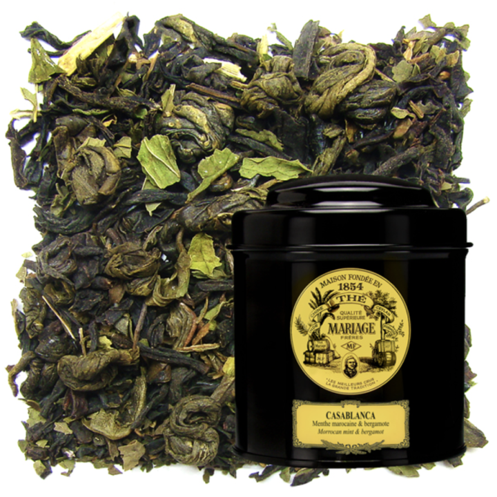 THÉ NOIR - CASABLANCA® Thé noir & vert - Jardin Premier* à la menthe & à la bergamote