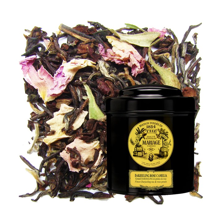 THÉ NOIR DARJEELING ROSE CAMÉLIA™ - Boite 100g