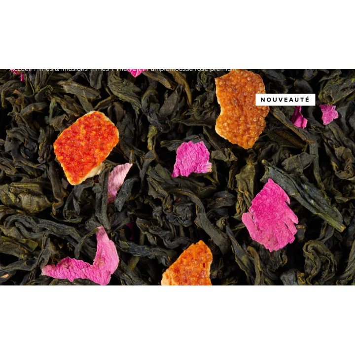 THÉ VERT - Pamplemousse rose premium