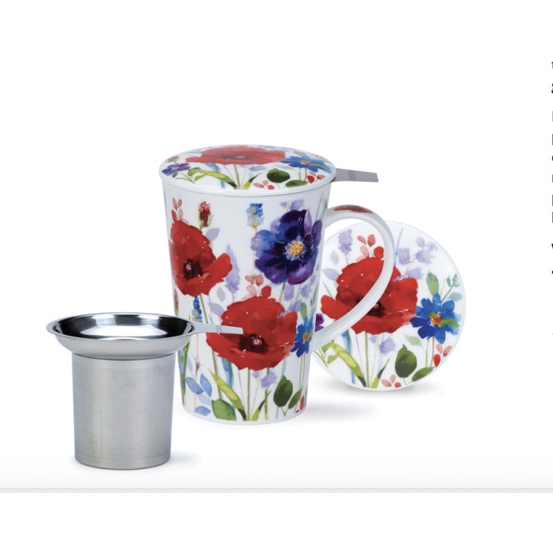 Mug Shetland avec infuseur intégré - Wild Garden