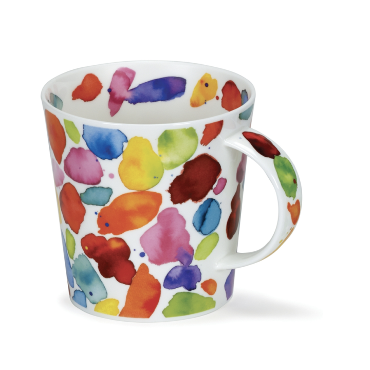 Mug Cairngorn 0,48 L Dunoon - Blobs ! rouge