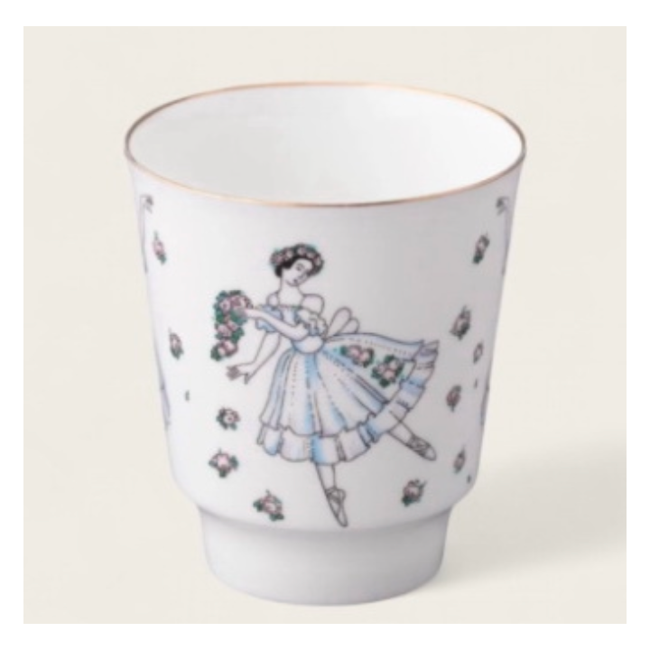 Tasse - Collection Ballet (3 pces) Gisèle - Porcelaine de St Petersbourg