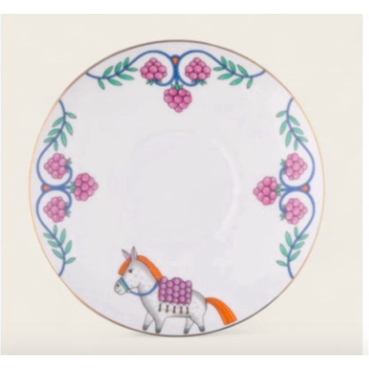 Tasse - Collection Ballet (3 pces) Le petit cheval bossu - Porcelaine de St Petersbourg