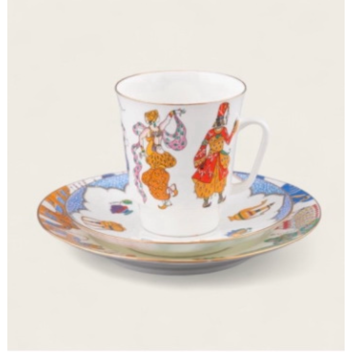 Tasse - Collection Ballet (3pces)- Shéhérazade - Porcelaine de St Petersbourg