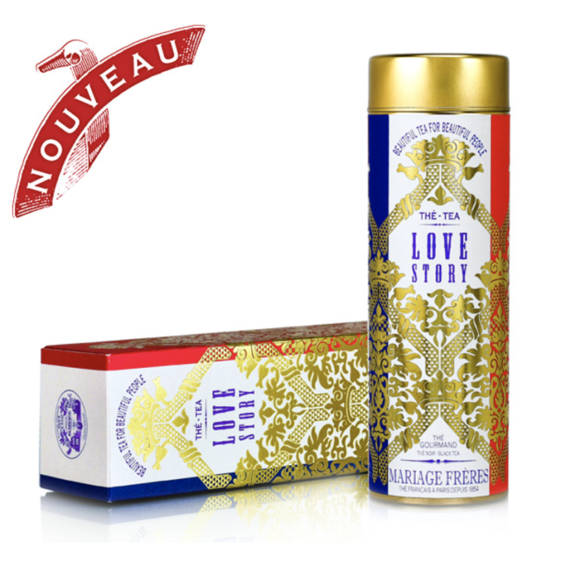 LOVE STORY® Thé noir gourmand notes fruitées florales enveloppantes