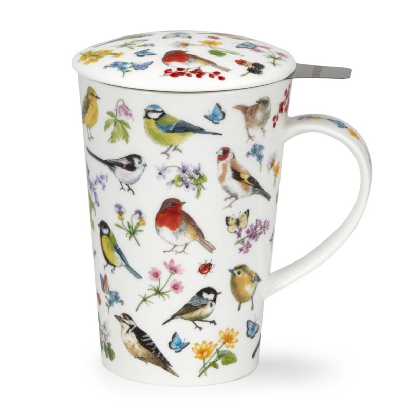 Mug avec infuser intégré Dunoon Shetland -BIRD GARDEN