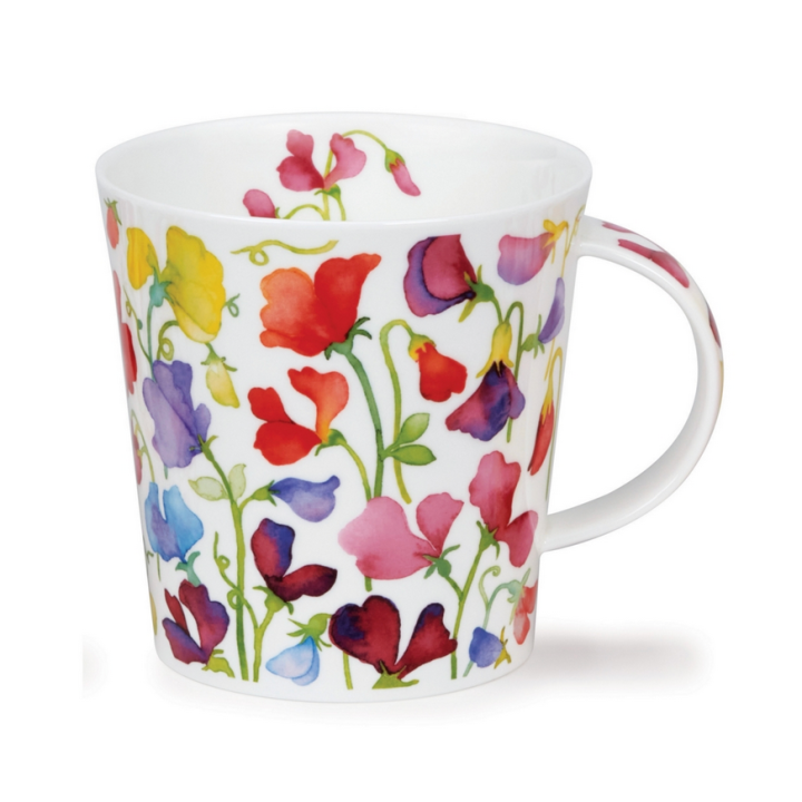 Mug Cairngorm 0,48 L Dunoon - Floral fiesta sweet peas