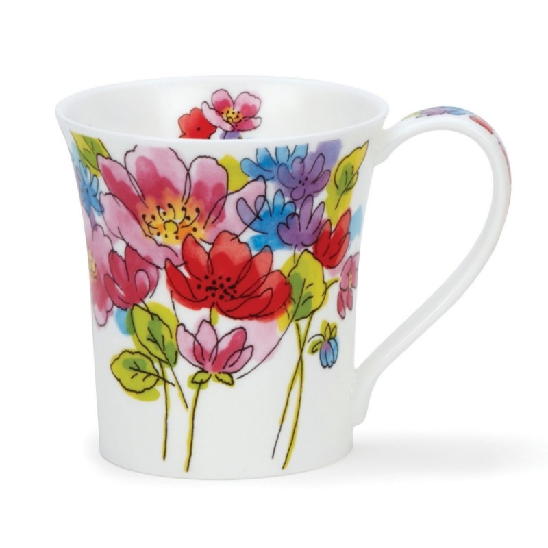 Mug Jura 0.21L Dunoon - Inky Florals Pink