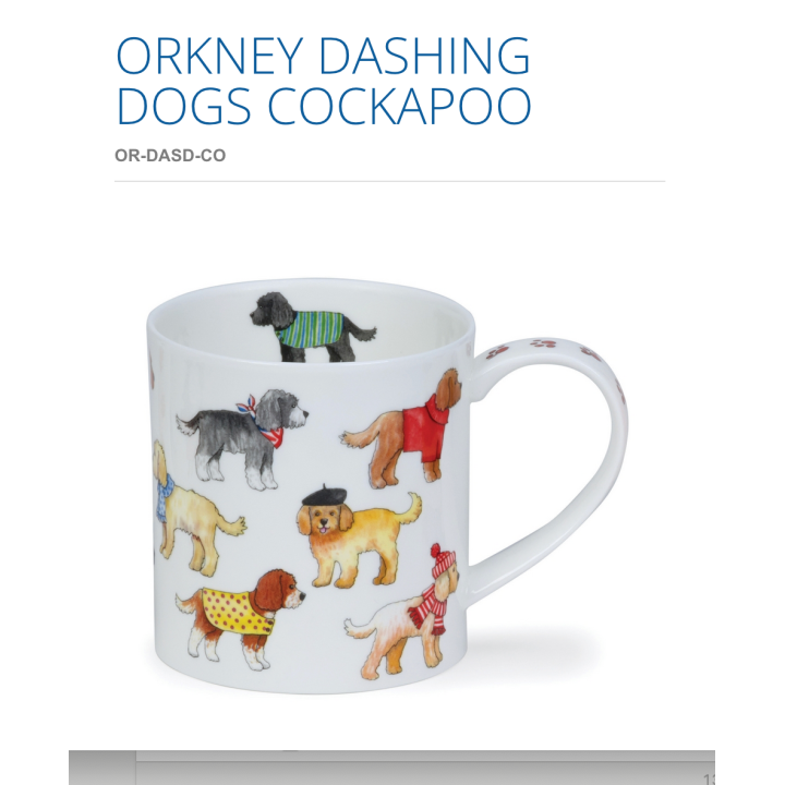 Mug Orkney 0,35L - Dunoon - DASHING DOGS COCKAPOO